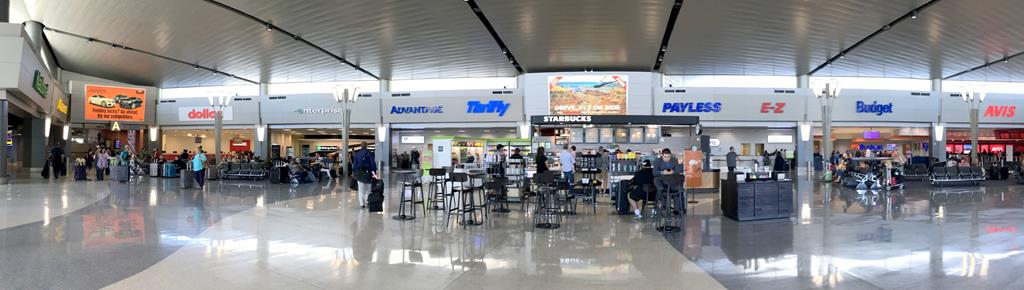 Rent a car in LAS airport