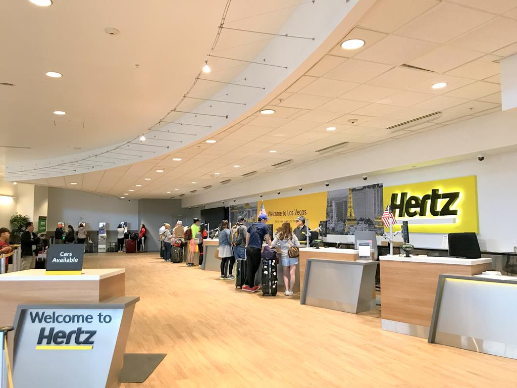 Rent a car in LAS airport
