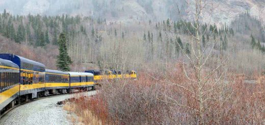 Alaska Railroad Aurora Winter Train