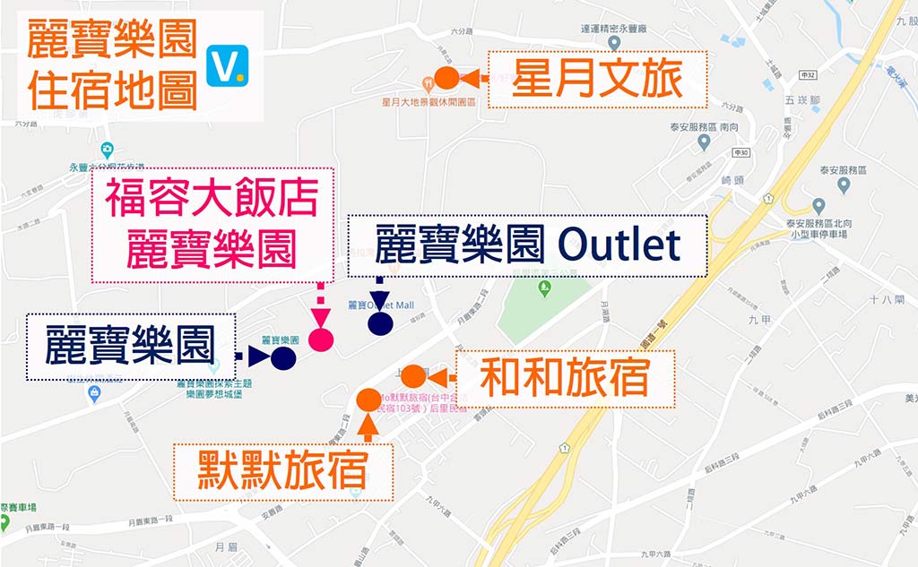 map-of-hotels-near-lihpao-land