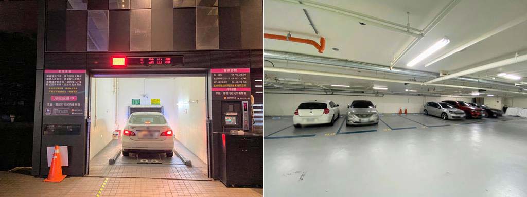 parking-of-Aloft-Taipei-Zhongshan