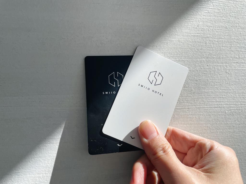 Room card of Swiio Hotel Daan