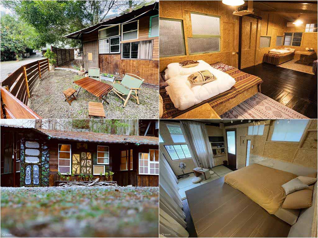 新竹峨眉靜月居禪風木屋時光小屋食宿