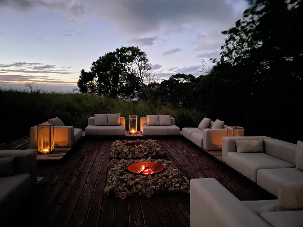 Fire and Sofa in the Wild