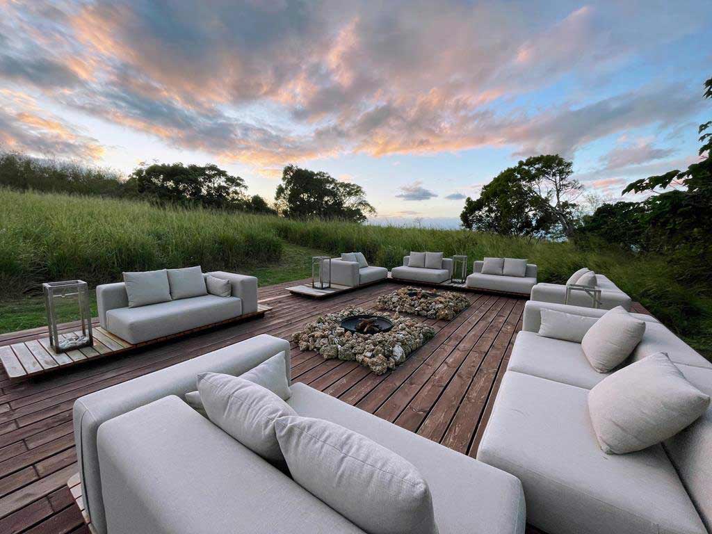 Fire and Sofa in the Wild