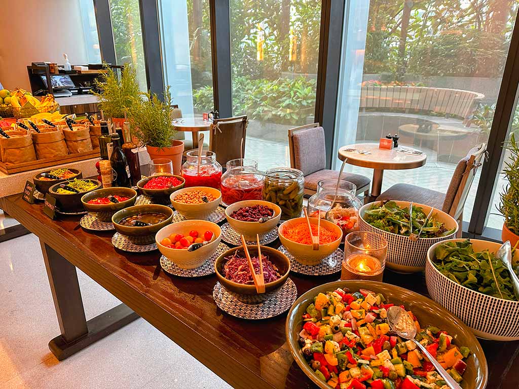 breakfast of Andaz Singapore