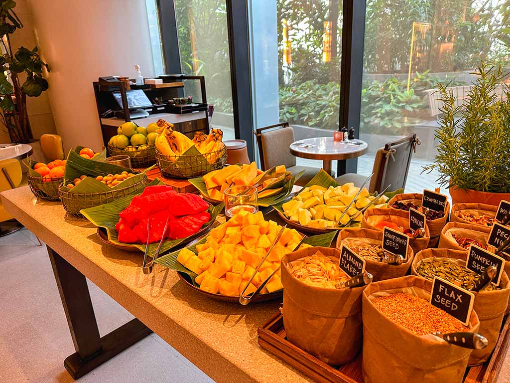 breakfast of Andaz Singapore