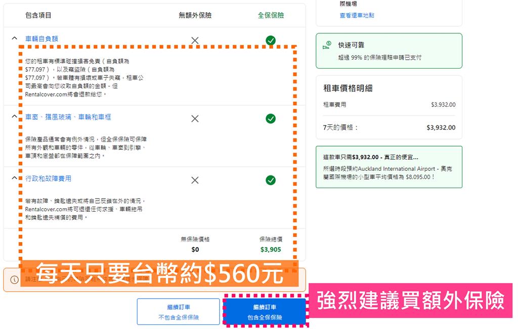 紐西蘭租車