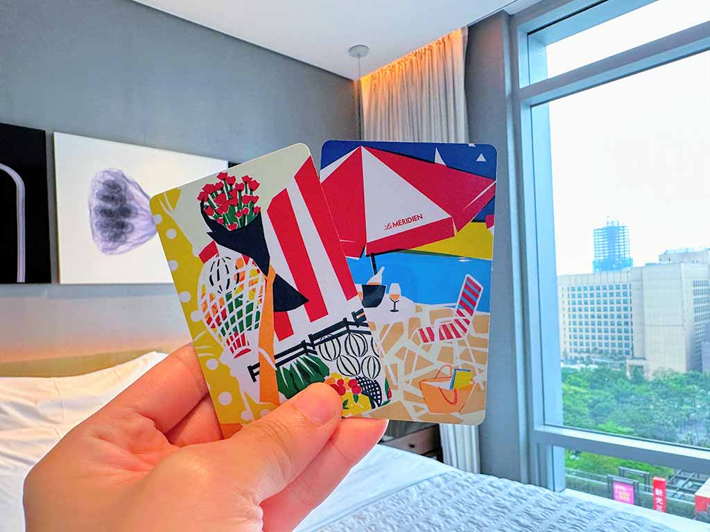 Room key-of-Le-Meridien-Taipei-