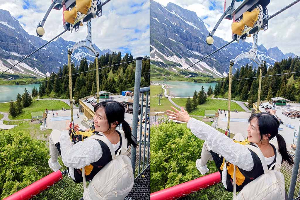 特呂布湖空中飛索(Trübsee--Zipline)