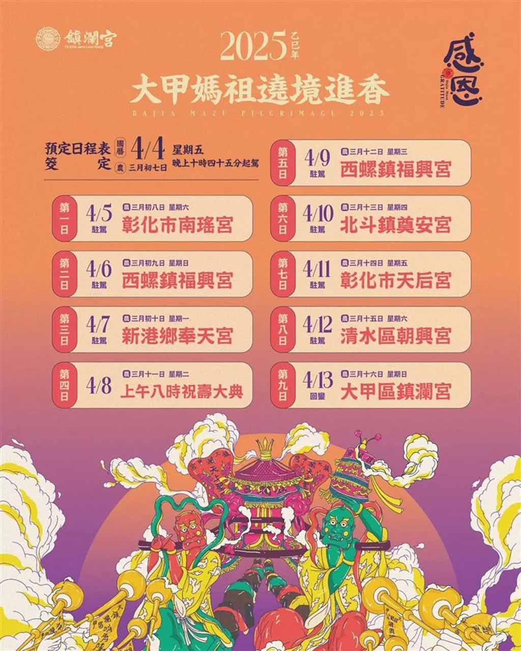 2025大甲媽祖